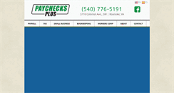 Desktop Screenshot of paychecks-plus.com